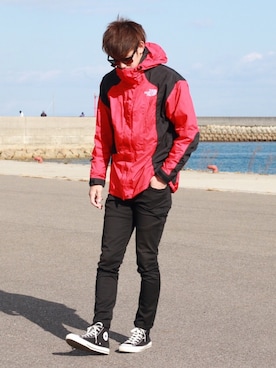 「northface」｜「アイテム（その他）」を使った、K.さん（メンズ・180cm）の冬コーディネート