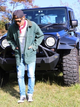 「Leyline」｜「アイテム（その他）」を使った、K.さん（メンズ・180cm）の秋コーディネート