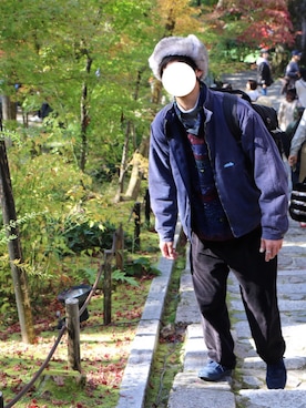 「アイテム（ピアス（両耳用））」を使った、K.さん（メンズ・180cm・20代）の秋コーディネート