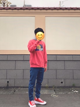 「Paul Smith（ポールスミス）のアイテム（スウェット）」を使った、ころさん（メンズ・170cm）の春コーディネート