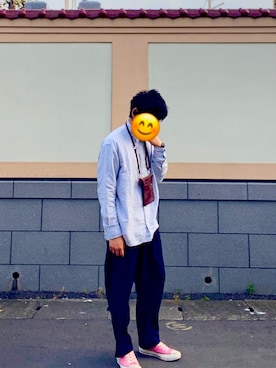 「CONVERSE TOKYO（コンバーストウキョウ）のアイテム（バッグ）」を使った、ころさん（メンズ・170cm）の春コーディネート