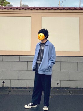 「Yves Saint Laurent（イヴサンローラン）のアイテム（ブルゾン）」を使った、ころさん（メンズ・170cm）の春コーディネート