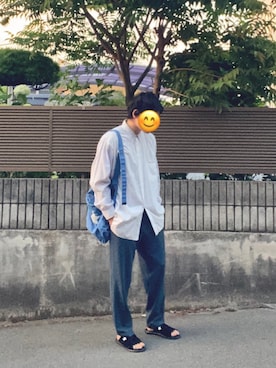 「CONVERSE TOKYO（コンバーストウキョウ）のアイテム（バッグ）」を使った、ころさん（メンズ・170cm）の夏コーディネート