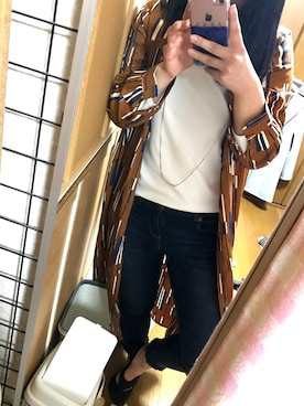 「RAY CASSIN（レイカズン）のアイテム（シャツワンピース）」を使った、𝕞𝕚𝕚𝕚𝕚.𝟛𝟙𝟜 さん（レディース・162cm）の春コーディネート