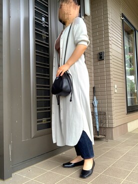 「e.r.g*（イーアールジー）のアイテム」を使った、𝕞𝕚𝕚𝕚𝕚.𝟛𝟙𝟜 さん（レディース・162cm）の春コーディネート