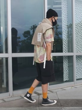 「Ionism（イオニズム）のアイテム」を使った、ctboi さん（メンズ・175cm）の夏コーディネート