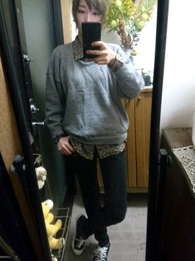 「AMERICAN HOLIC」｜さかみずさん（レディース・160cm）の冬コーディネート