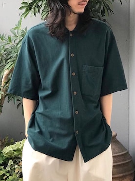 「FRANK LEDER（フランクリーダー）のアイテム（パンツ）」を使った、平岩悠人　吾亦紅さん（メンズ・175cm）の夏コーディネート