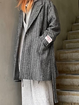 「YANTOR（ヤントル）のアイテム（ジャケット/アウター）」を使った、平岩悠人　吾亦紅さん（メンズ・175cm）の冬コーディネート