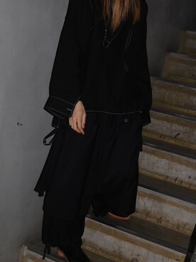 「LEH（レー）のアイテム（パンツ）」を使った、平岩悠人　吾亦紅さん（メンズ・175cm）の春コーディネート