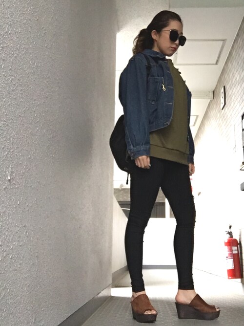 あっきょさん デニムジャケットを使ったコーディネート Wear