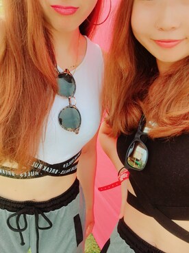 「青空」｜maa*さん（レディース・157cm）の夏コーディネート