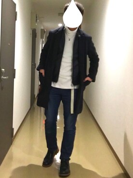 「Burner（バーナー）のアイテム（ジャケット/アウター）」を使った、ナオさん（メンズ・179cm）の冬コーディネート
