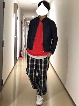 「Burner（バーナー）のアイテム（ジャケット/アウター）」を使った、ナオさん（メンズ・179cm）の春コーディネート