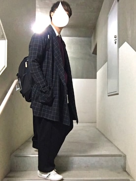 「CIAOPANIC（チャオパニック）のアイテム（その他アウター）」を使った、ナオさん（メンズ・179cm）の春コーディネート
