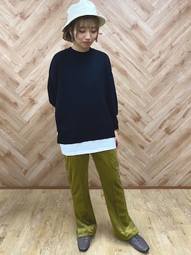 「RETRO GIRL（レトロガール）のアイテム（パンツ）」を使った、RETROGIRLさん（レディース・158cm）の秋コーディネート