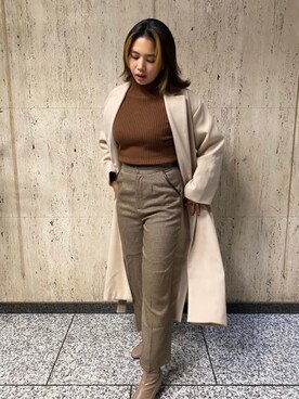 「RETRO GIRL（レトロガール）のアイテム（その他アウター）」を使った、RETROGIRLさん（レディース・161cm）の冬コーディネート