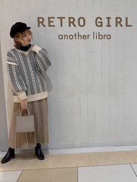 「RETRO GIRL（レトロガール）のアイテム（トップス）」を使った、RETROGIRLさん（レディース・157cm）の冬コーディネート
