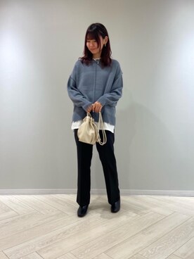 「トレンドファッション」｜「アイテム（その他トップス）」を使った、RETROGIRLさん（レディース・163cm）の冬コーディネート