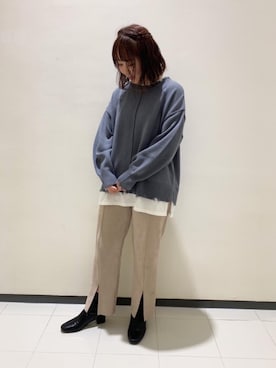 「トレンドファッション」｜「アイテム（その他トップス）」を使った、RETROGIRLさん（レディース・158cm）の冬コーディネート