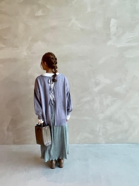 「RETRO GIRL（レトロガール）のアイテム（トップス）」を使った、RETROGIRLさん（レディース・155cm）の冬コーディネート