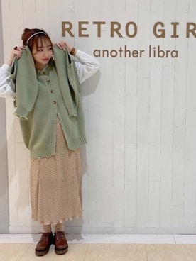 「RETRO GIRL（レトロガール）のアイテム」を使った、RETROGIRLさん（レディース・157cm）の冬コーディネート