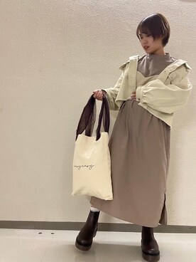 「RETRO GIRL（レトロガール）のアイテム（その他アウター）」を使った、RETROGIRLさん（レディース・151cm）の冬コーディネート