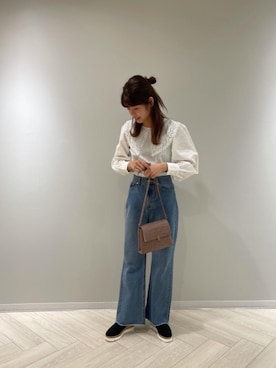 「RETRO GIRL（レトロガール）のアイテム（バッグ）」を使った、RETROGIRLさん（レディース・161cm）の春コーディネート