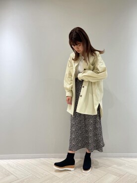 「RETRO GIRL（レトロガール）のアイテム（その他アウター）」を使った、RETROGIRLさん（レディース・161cm）の春コーディネート