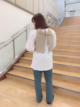 「トレンドファッション」｜「アイテム（ローファー）」を使った、RETROGIRLさん（レディース・156cm）の春コーディネート