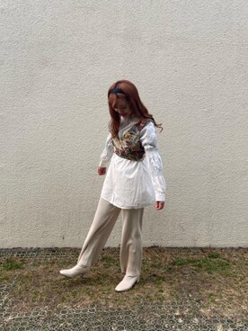 「RETRO GIRL（レトロガール）のアイテム（パンツ）」を使った、RETROGIRLさん（レディース・160cm）の春コーディネート