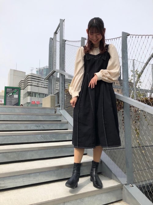 Retro Girl レトロガール のジャンパースカートを使った人気ファッションコーディネート Sciaky