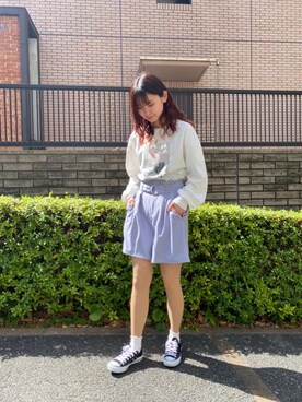 「RETRO GIRL（レトロガール）のアイテム（パンツ）」を使った、RETROGIRLさん（レディース・163cm）の春コーディネート