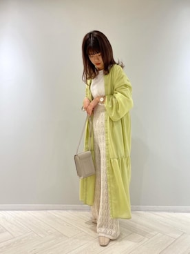 「RETRO GIRL（レトロガール）のアイテム（パンツ）」を使った、RETROGIRLさん（レディース・161cm）の春コーディネート