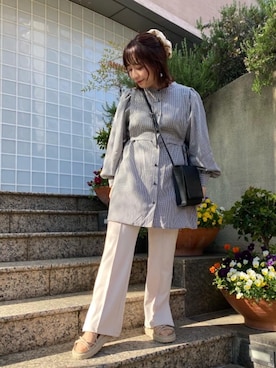 「RETRO GIRL（レトロガール）のアイテム（パンツ）」を使った、RETROGIRLさん（レディース・150cm）の春コーディネート