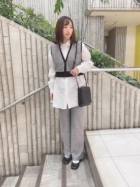 「トレンドファッション」｜「アイテム（バレエシューズ）」を使った、RETROGIRLさん（レディース・156cm）の春コーディネート