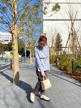 「トレンドファッション」｜「アイテム（ローファー）」を使った、RETROGIRLさん（レディース・157cm）の春コーディネート