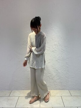 「RETRO GIRL（レトロガール）のアイテム（パンツ）」を使った、RETROGIRLさん（レディース・163cm）の春コーディネート