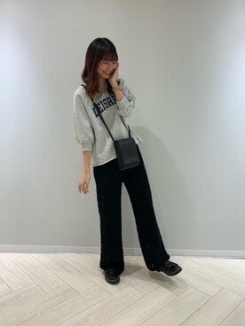 「トレンドファッション」｜「アイテム（ローファー）」を使った、RETROGIRLさん（レディース・163cm）の春コーディネート