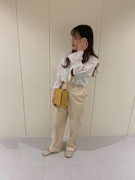 「RETRO GIRL（レトロガール）のアイテム（パンツ）」を使った、RETROGIRLさん（レディース・154cm）の春コーディネート