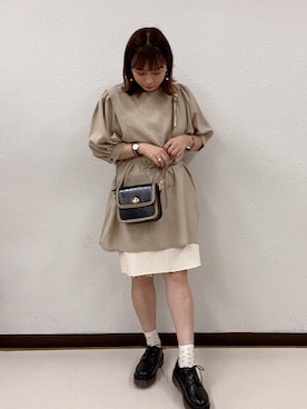 Retro Girl レトロガール のワンピース ドレス ブラウン系 を使った人気ファッションコーディネート Wear