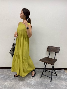 「トレンドファッション」｜「アイテム（トートバッグ）」を使った、RETROGIRLさん（レディース・161cm）の春コーディネート
