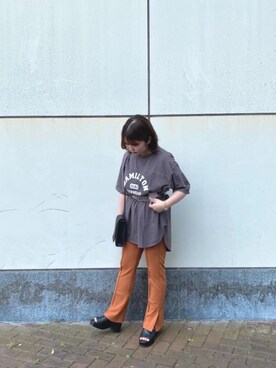 「RETRO GIRL（レトロガール）のアイテム（パンツ）」を使った、RETROGIRLさん（レディース・153cm）の春コーディネート