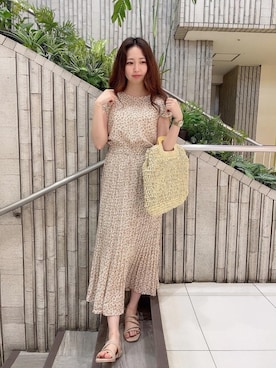 「RETRO GIRL（レトロガール）のアイテム（バッグ）」を使った、RETROGIRLさん（レディース・159cm）の春コーディネート