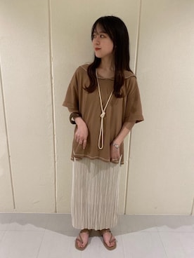 「RETRO GIRL（レトロガール）のアイテム」を使った、RETROGIRLさん（レディース・155cm）の夏コーディネート