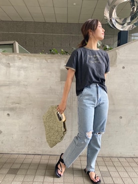 「RETRO GIRL（レトロガール）のアイテム（パンツ）」を使った、RETROGIRLさん（レディース・161cm）の夏コーディネート