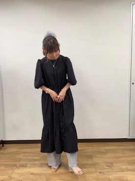「トレンドファッション」｜「アイテム（ワンピース）」を使った、RETROGIRLさん（レディース・163cm）の夏コーディネート