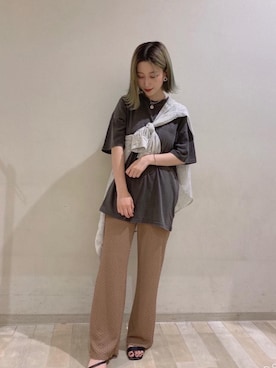 「RETRO GIRL（レトロガール）のアイテム（パンツ）」を使った、RETROGIRLさん（レディース・157cm）の夏コーディネート