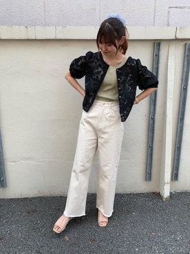 「RETRO GIRL（レトロガール）のアイテム（パンツ）」を使った、RETROGIRLさん（レディース・163cm）の夏コーディネート