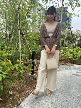 「ガーリーコーデ」｜「アイテム（サンダル）」を使った、RETROGIRLさん（レディース・163cm）の夏コーディネート